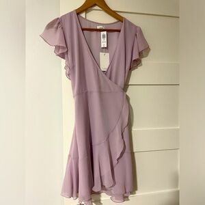 NWT Aritzia Lawn Dress in Lilac M